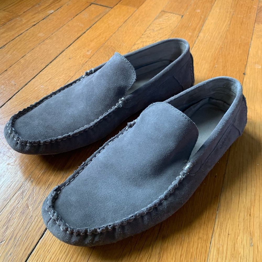 Calvin Klein Deauville Suede Driving Loafers